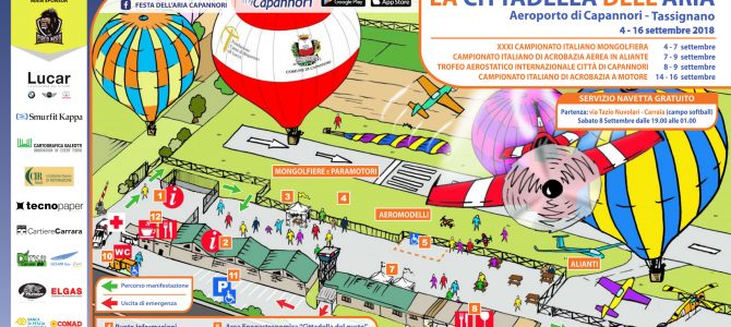 Mappa e programma Festa dell’Aria 2018